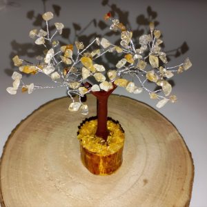 Árbol de piedra semipreciosa Citrino