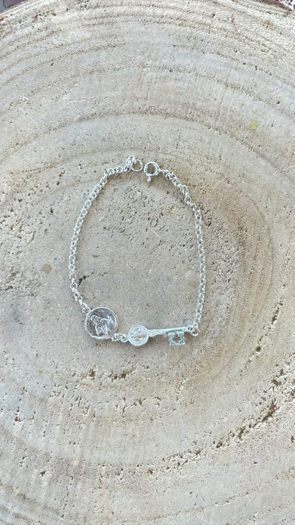 Pulsera Llave de San Benito y San Judas Tadeo