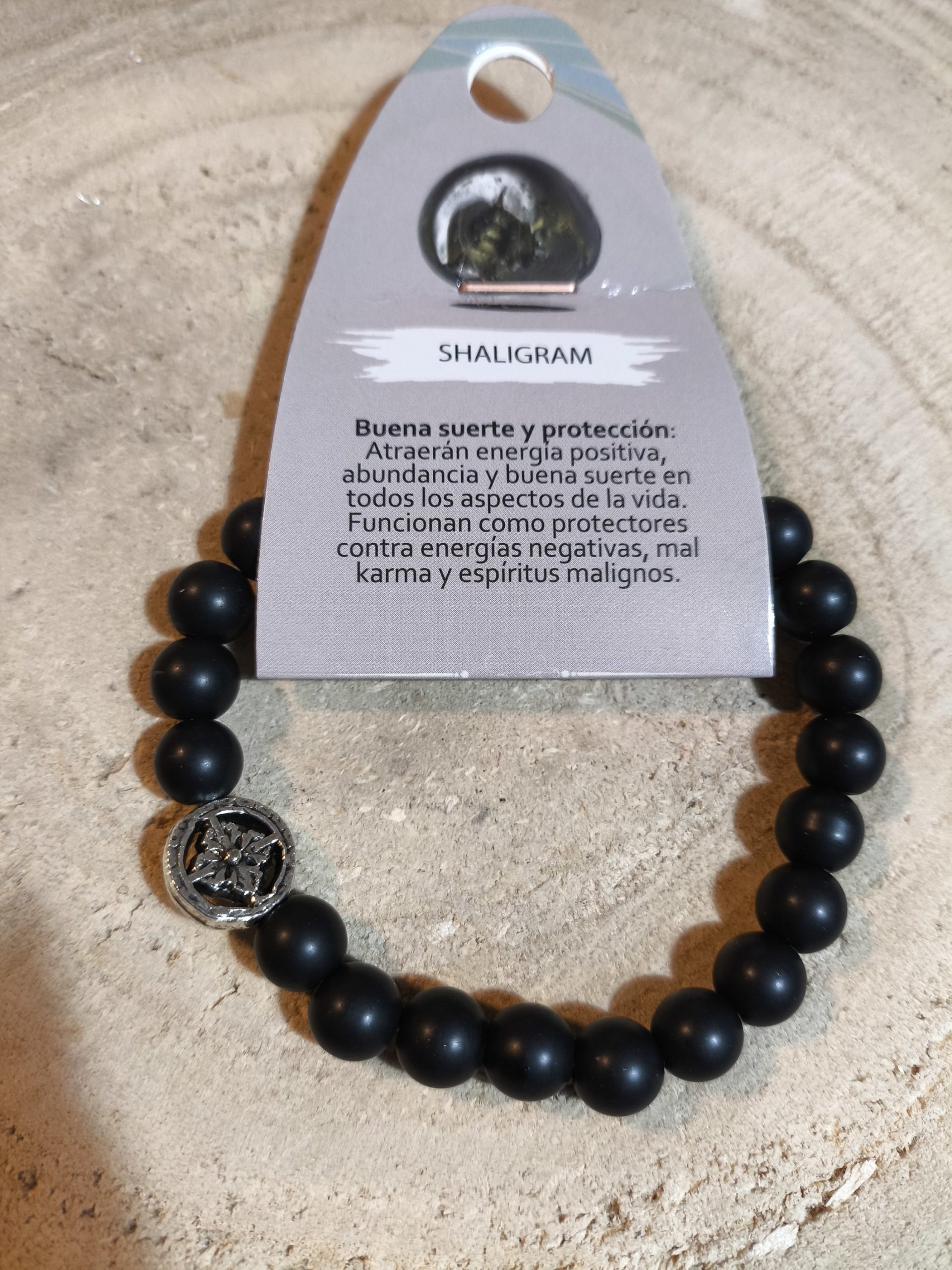 Pulsera shaligram om
