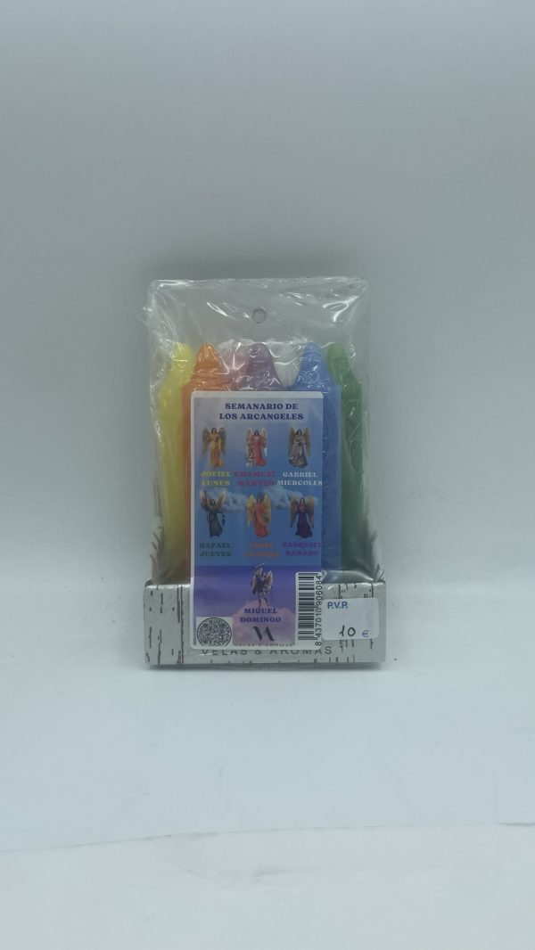 Pack 7 velas pequeñas