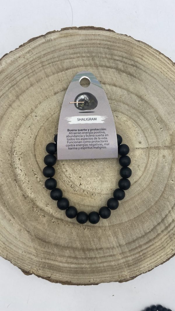 Pulsera bolas shaligram