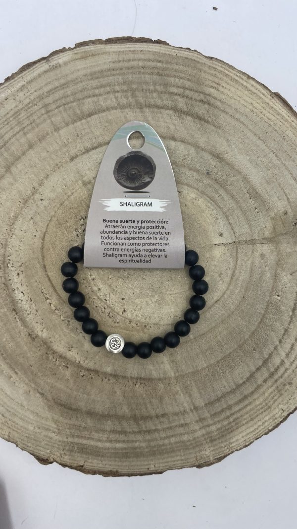 Pulsera shaligram om