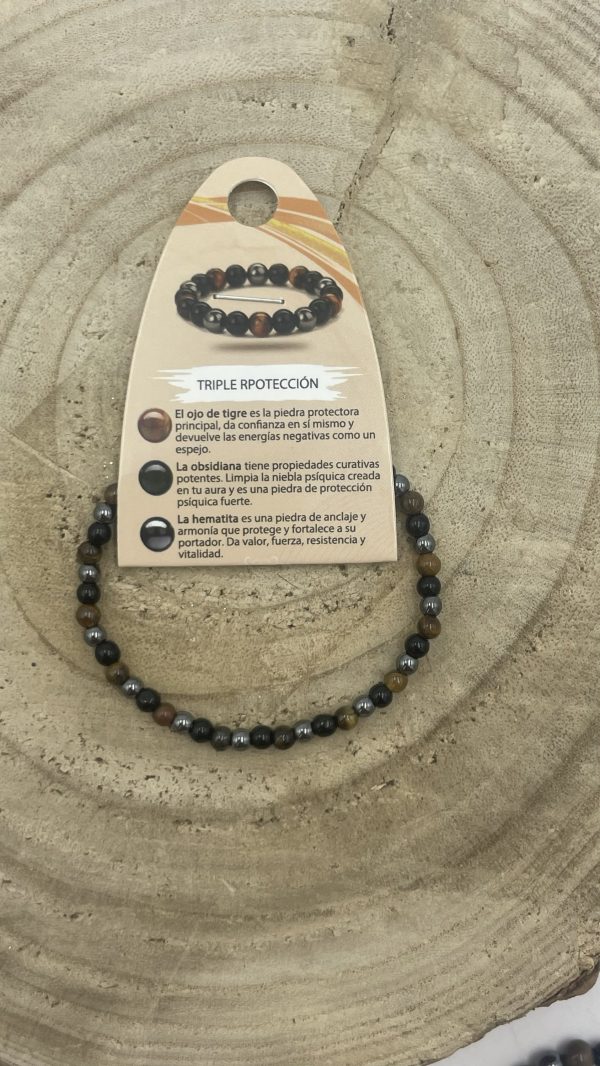 Pulsera triple protección