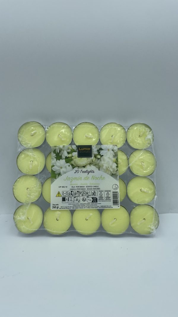 Pack 20 velas jazmin de noche