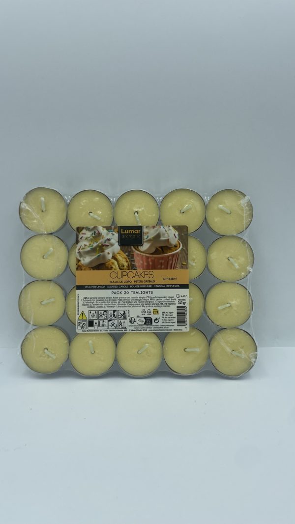 Pack 20 velas cupcake