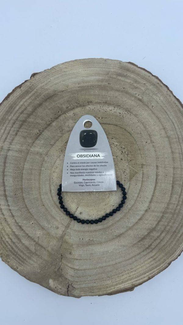 Pulsera de la obsidiana infantil