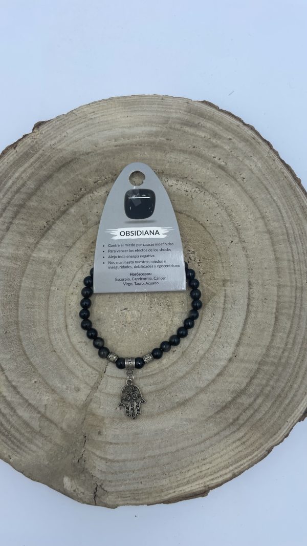 Pulsera obsidiana