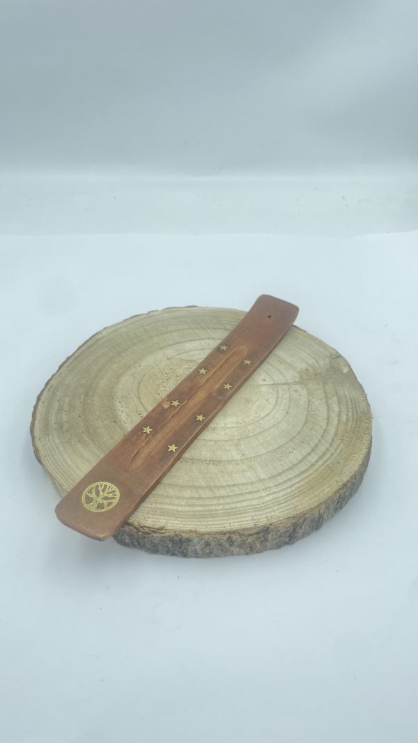 Porta incienso de madera