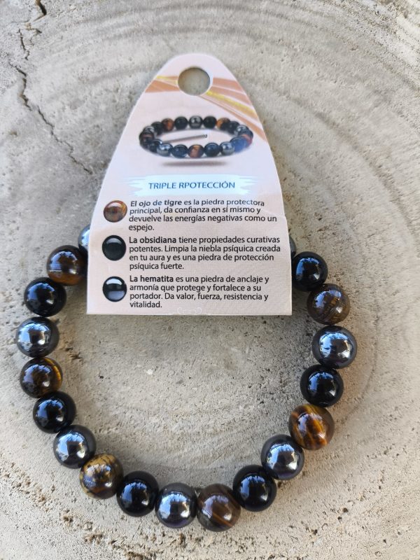 Pulsera Triple protección Hombre