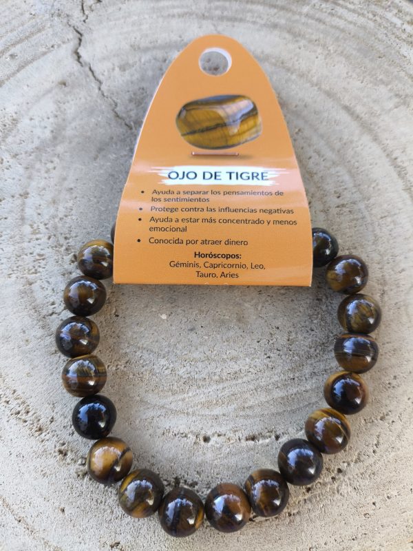 Pulsera ojo de tigre hombre