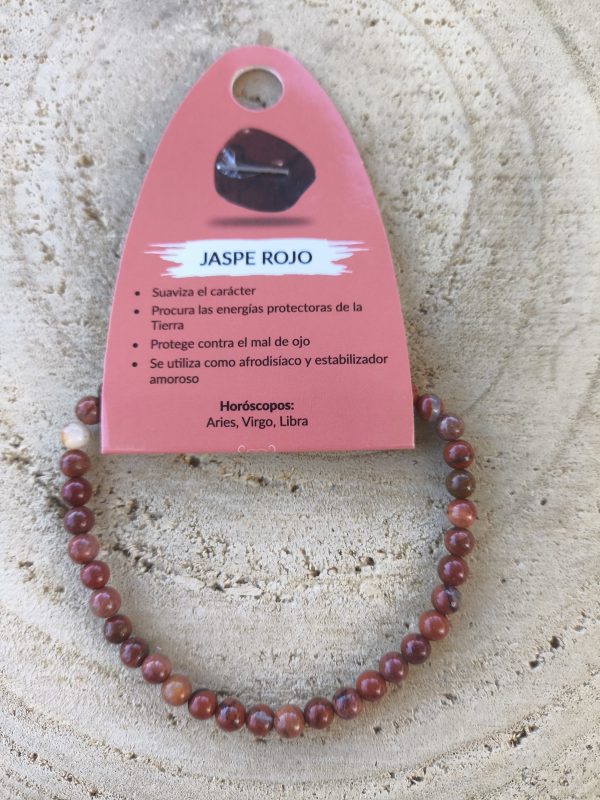 Pulsera Jaspe Rojo