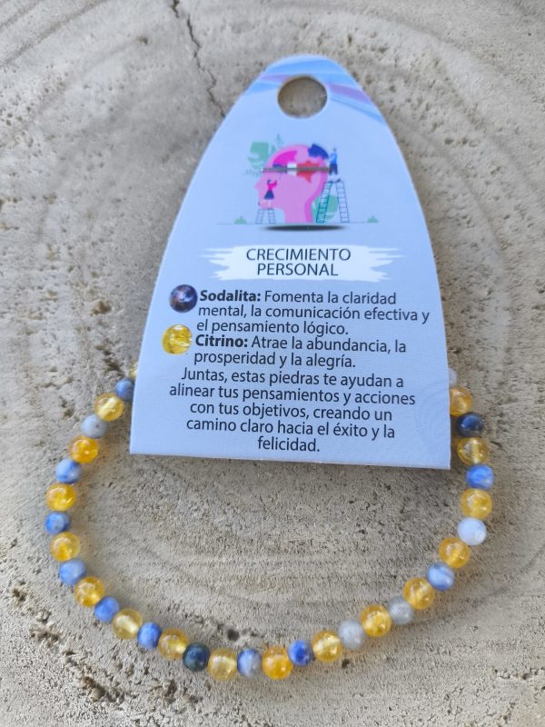 Pulsera Crecimiento Personal 4mm