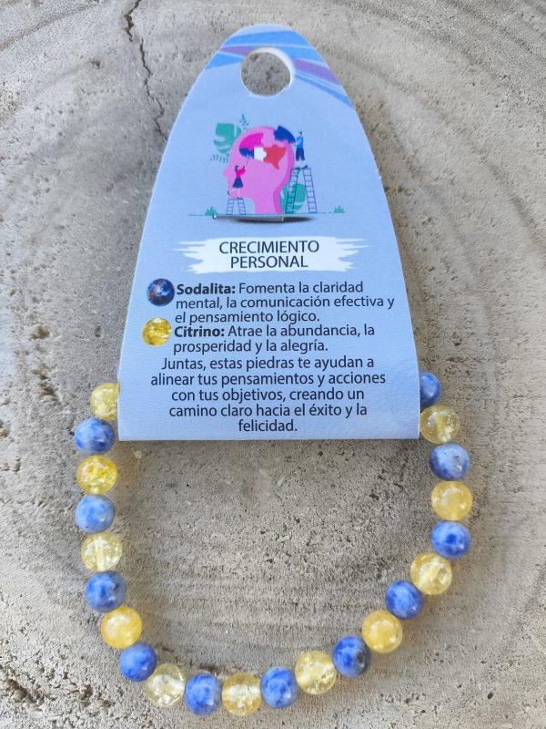 Pulsera crecimiento personal 6mm