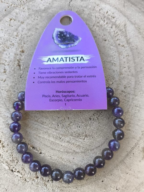 Pulsera Amatista 6mm