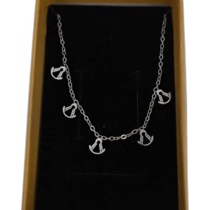 Colgante Virgen del Rocío en acero