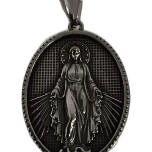 Colgante Virgen Milagrosa en acero