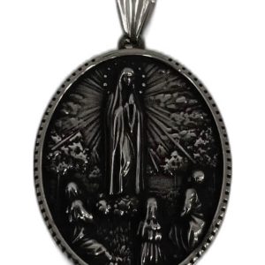 Colgante Virgen de Fátima en acero