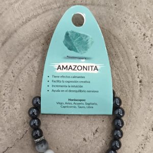 Pulsera Amazonita con Hematite