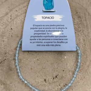 Pulsera Topacio facetada