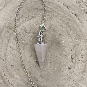 Péndulo Cuarzo Rosa