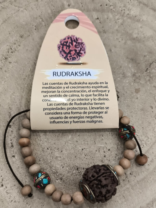 Pulsera rudraksha