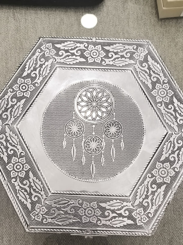 Joyero hexagonal atrapasueños