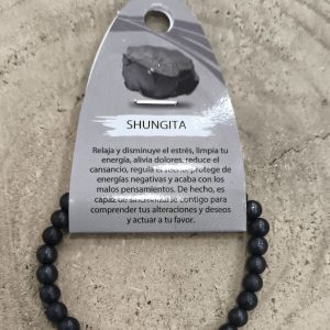 Pulsera shungita natural