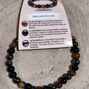 Pulsera triple protección