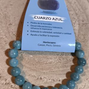 Pulsera de Cuarzo Azul 8mm