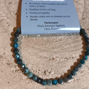 Pulsera de Turquesa facetada