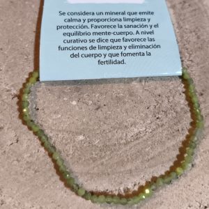 Pulsera de jade facetada