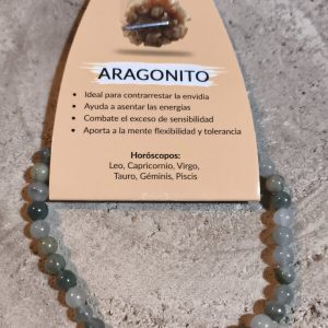 Pulsera Aragonito 4mm