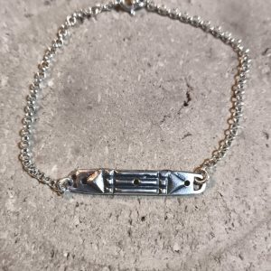 Pulsera Atlante en plata de ley