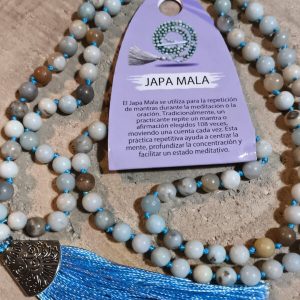 Japa mala de Amazonita