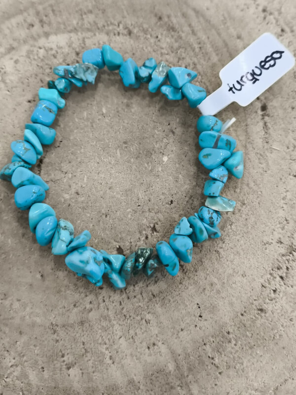 Pulsera turquesa chip