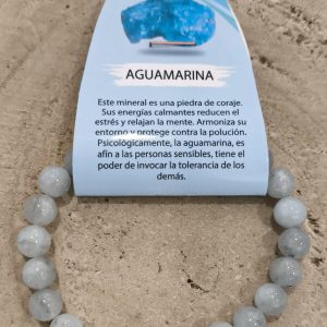 Pulsera de aguamarina