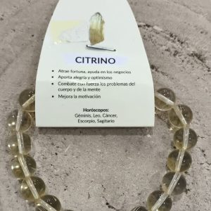 Pulsera citrino 8mm
