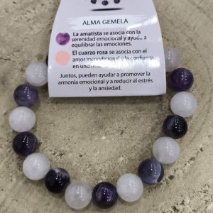 Pulsera Alma gemela en 8mm