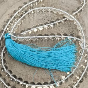 Japa mala en cuarzo blanco