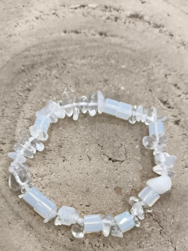 Pulsera ópalo en chip