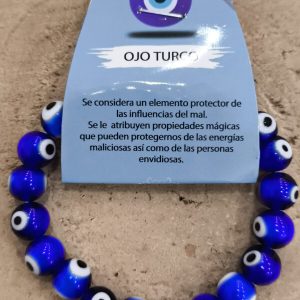 Pulsera ojo turco 8mm