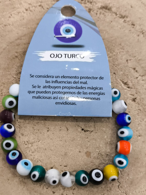 Pulsera ojo turco 6mm