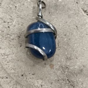Colgante Ágata azul