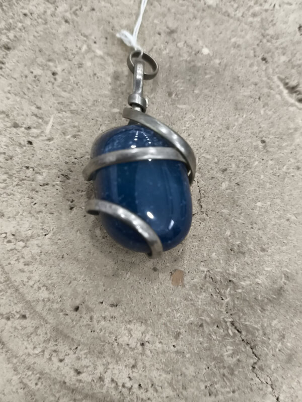 Colgante Ágata azul