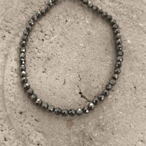 Pulsera de Pirita facetada