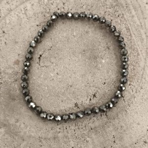 Pulsera pirita facetada 4mm