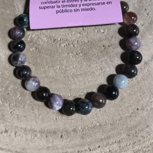 Pulsera de Turmalina Sandía de 7mm