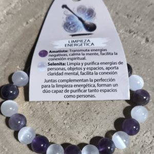 Pulsera de limpieza energética de 8mm