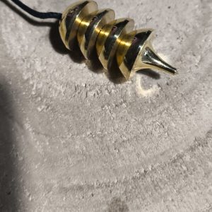Péndulo metal dorado