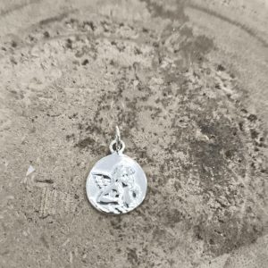 Medalla Ángel de la Guarda en plata de ley